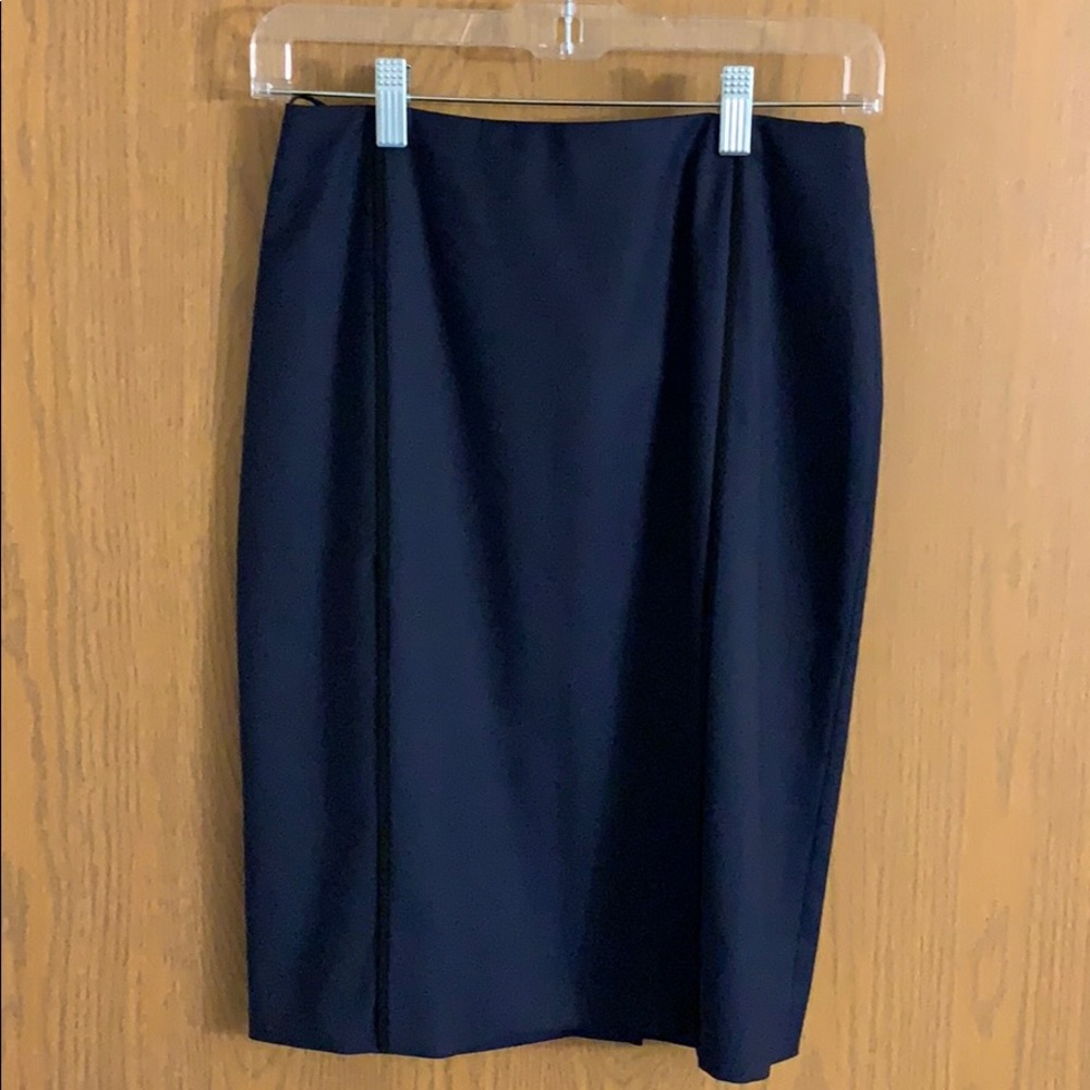 NWT Hugo boss navy pencil skirt
